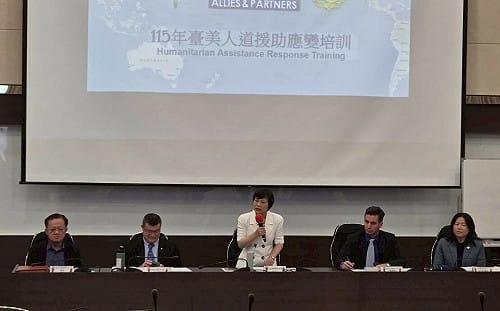 台美攜手強化人道援助應變量能  建立跨部門及國際協調機制