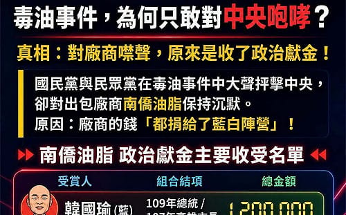 拿人的手短？他喊話蔣萬安、盧秀燕：725敢邀這5位董事長上台，向全民道歉？
