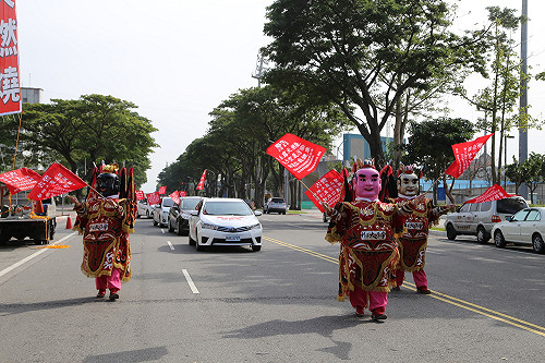 空汙防治糾察隊長「哪吒三太子」浩蕩出巡