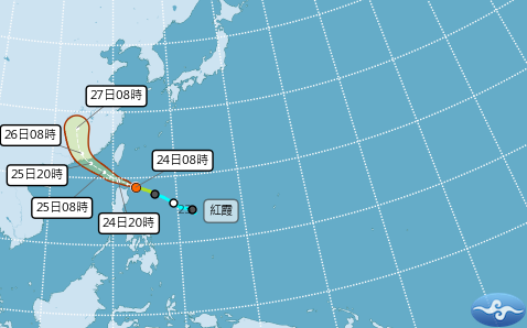 紅霞颱風今晚逼近！暴風半徑上看180公里 專家揭4無害通過條件
