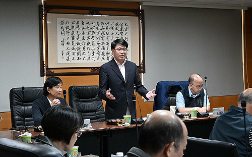 游盈隆訪視台南市選委會  勉勵堅守「十字箴言」地方公職人員選舉