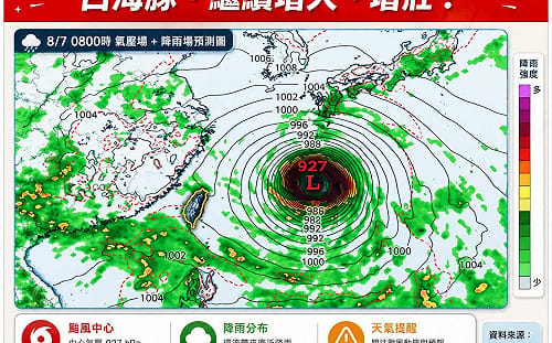 白海豚路徑越調越西！最新模式預報直逼北部海面　專家：不確定性大