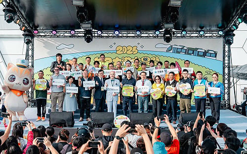 2026台日大港水果祭登場    陳其邁、片山和之為熊本應援送暖