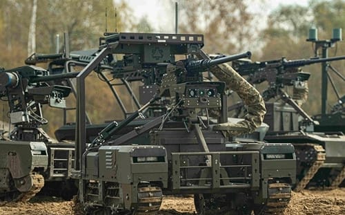 沒步兵也可奪陣地! 烏5萬戰鬥機器人將入戰場 「空地一體無人化」改變戰局