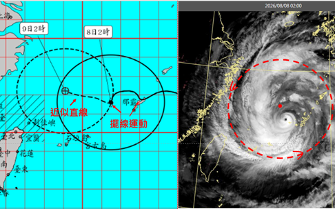 白海豚「擺線」掠北部海面！今中北部劇烈雨、明起換南部接力