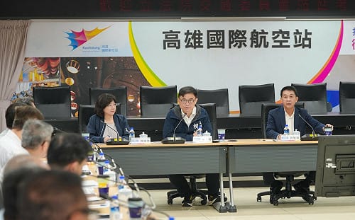 考察高雄機場提三階段升級計畫　賴瑞隆打造南方國際新門戶  