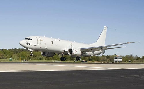 美軍P-8A台海「L形」繞飛宣示自由航行  共軍喊驅離