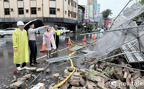 國定古蹟大東門側牆因豪雨局部崩落　南市府緊急處置研擬搶修修復方案