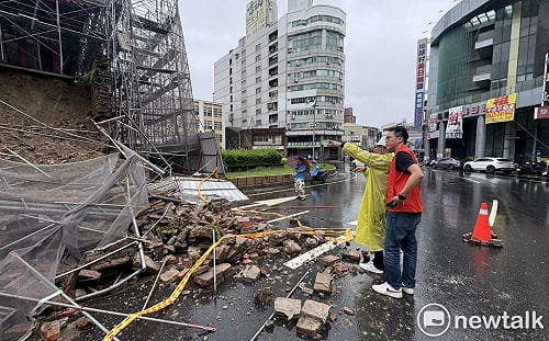 國定古蹟「大東門」因豪雨崩塌  李宗霖籲學習「熊本城」科學復原模式