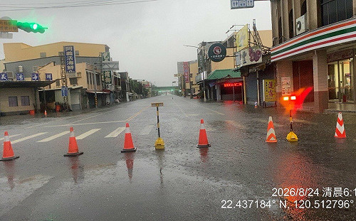 屏東24小時內狂降540毫米雨量！ 公路局急封台17線部分路段