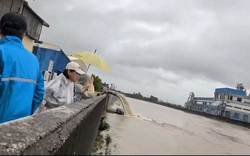 暴雨慘淹梓官成水鄉     柯志恩籲全面檢討排水  