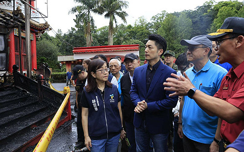 指南宮大火重創　蔣萬安允專案協助：陪廟方走完復原重建