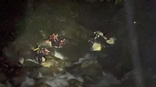 南澳金岳瀑布溯溪失聯　男子尋獲已明顯死亡