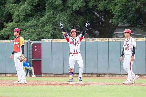 桃園盃三好體協預賽2連勝 林楷峯扛中心棒次帶動打線