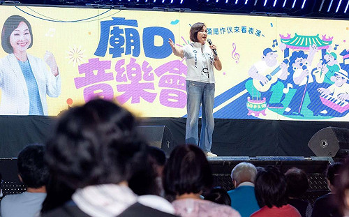 邀蘇清泉廟口開講 柯志恩拋治水透明化、高屏捷運連線政見 