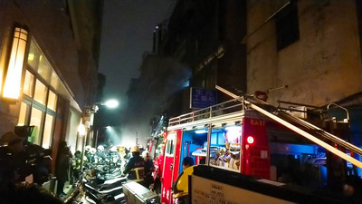 萬華康定路今晚火警1人嗆傷  疑因變電箱爆炸起火