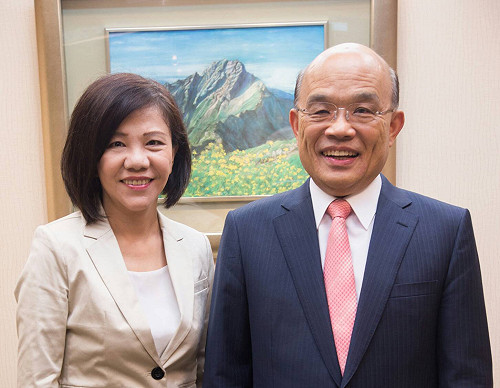 戰台南市長 葉宜津獲蘇貞昌表態支持