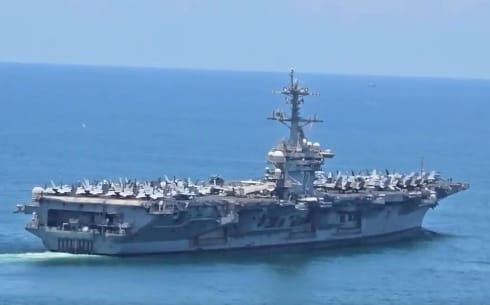 林肯號走那條路回家？USNI標在南海北部  SCSPI說穿越菲律賓蘇祿海