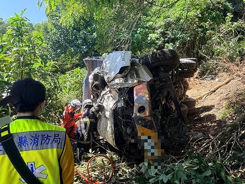 男子駕砂石車失蹤 家屬尋獲翻落金針山谷已死亡