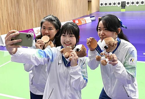 亞運25公尺手槍女團奪銅寫紀錄　陳俞如卸下焦慮