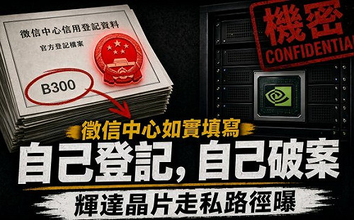 童文薰觀點》自己登記、自己破案  人民銀行送上的輝達晶片走私路徑