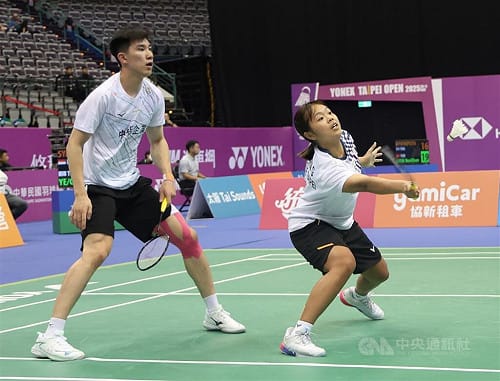 亞運銅牌葉宏蔚詹又蓁　BWF北極公開賽晉混雙8強