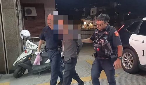 花蓮東大門夜市持刀揮舞削到遊客頭髮　男子遭警逮捕移送