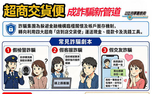 詐團盯上7-11交貨便！刑事局揭3大漏洞　車手免驗身分取贓