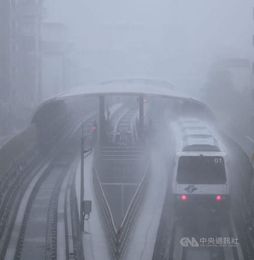 颱風薔琵來襲　北捷文湖線、高架路段晚間6時起停駛