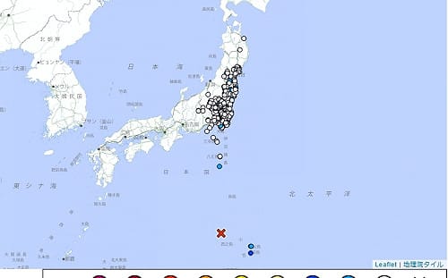 日本小笠原群島外海規模7.0強震 無海嘯威脅