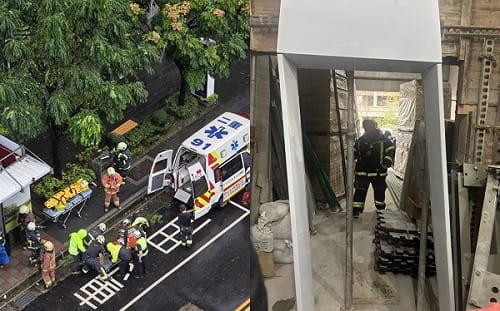 颱風天爆工安意外！新北2工人裝電梯墜落身亡 業者過失致死送辦