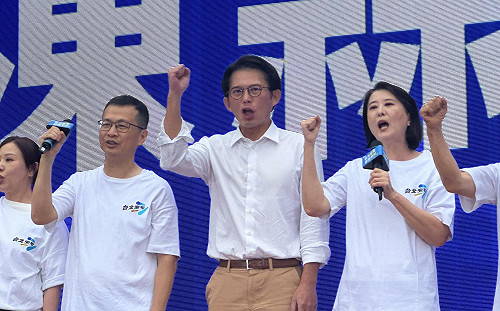 白營6小雞缺席！黃國昌打頭陣挺蔣萬安怒吼：對抗惡霸政府