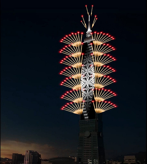 101煙火秀模擬影片曝光  外國技術融入本土創意