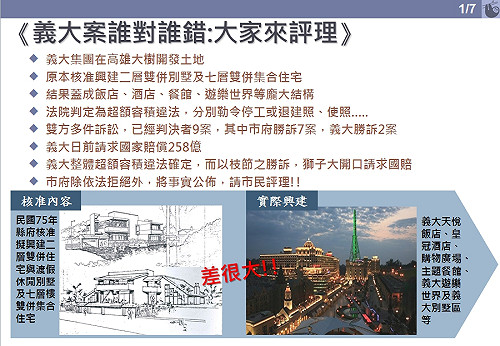 義大槓大高雄市政府 工務局：義大搬弄是非