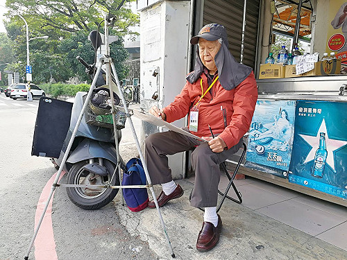 2017年藝聚屏東  以畫筆交流創作心得