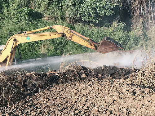 嘉義垃圾掩埋場整夜悶燒  環保局：追查有無不法情事