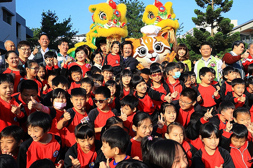 陽明國小樂群館落成 林佳龍：讓大雅學生平等受教