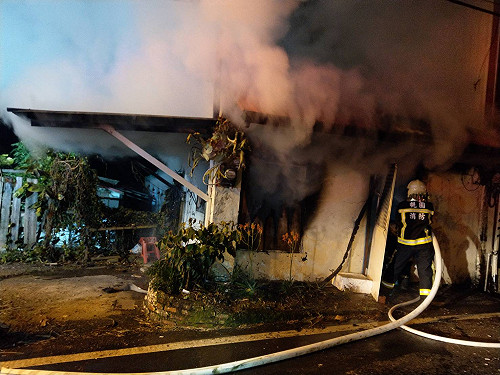 桃園暗夜惡火 屋主夫婦命喪火窟