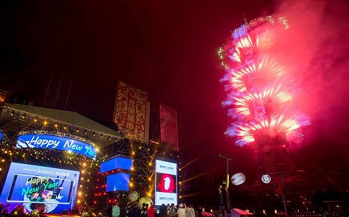 跨年煙火破300秒！ 101大樓續攤「爵士之夜」嗨爆新年第一天