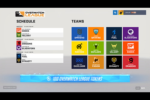 《鬥陣特攻》OWL隊伍造型上線！ 免費造型人人有獎