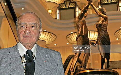 倫敦哈洛德百貨公司 移除黛妃雕像