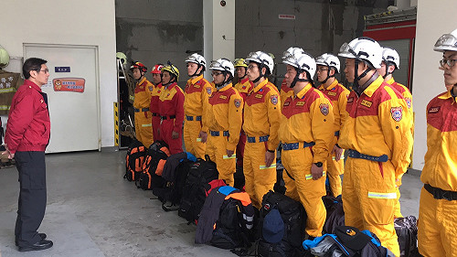 持續投入救災不停歇  基隆特搜隊派第二梯次馳赴花蓮