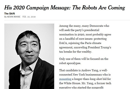 放眼白宮 華裔企業家主攻「機器人末日」危機
