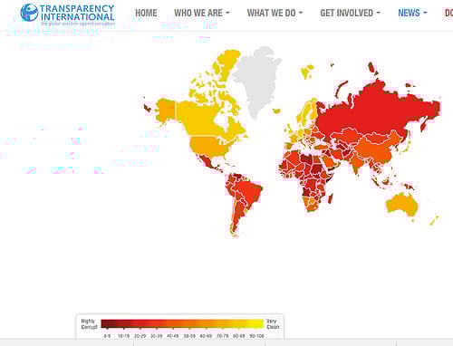 全球貪腐印象指數  台灣打貪進步2名贏韓國