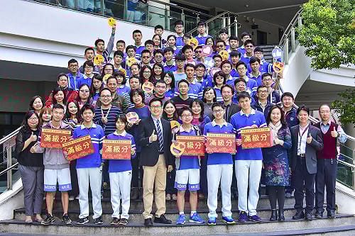 明道滿級分學生  獲5萬元大紅包