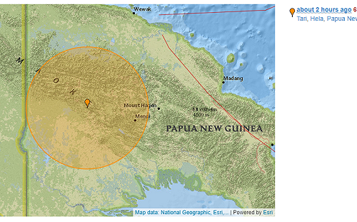 巴布亞紐幾內亞地牛翻身  規模6.5淺層地震