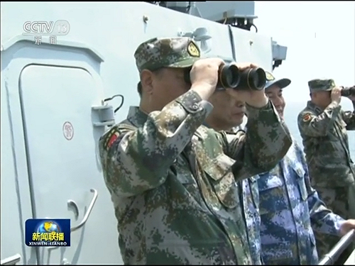 跨出島鏈掌海權！9年3場海陸閱兵  凸顯中國領導人權威