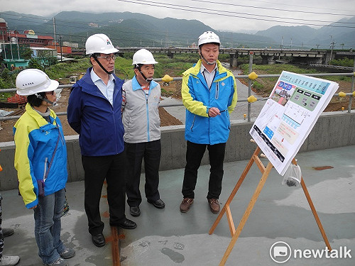 李四川視察金山磺溪橋復建 確保朱立倫支票​兌現