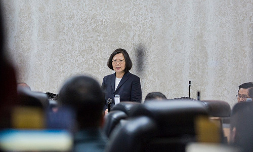 蔡英文今上午視察漢光兵推 感謝國軍守土決心