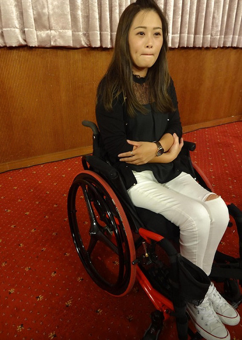 勿帶仇恨過日子 高雄氣爆半癱陳姿予用輪椅挑戰全馬